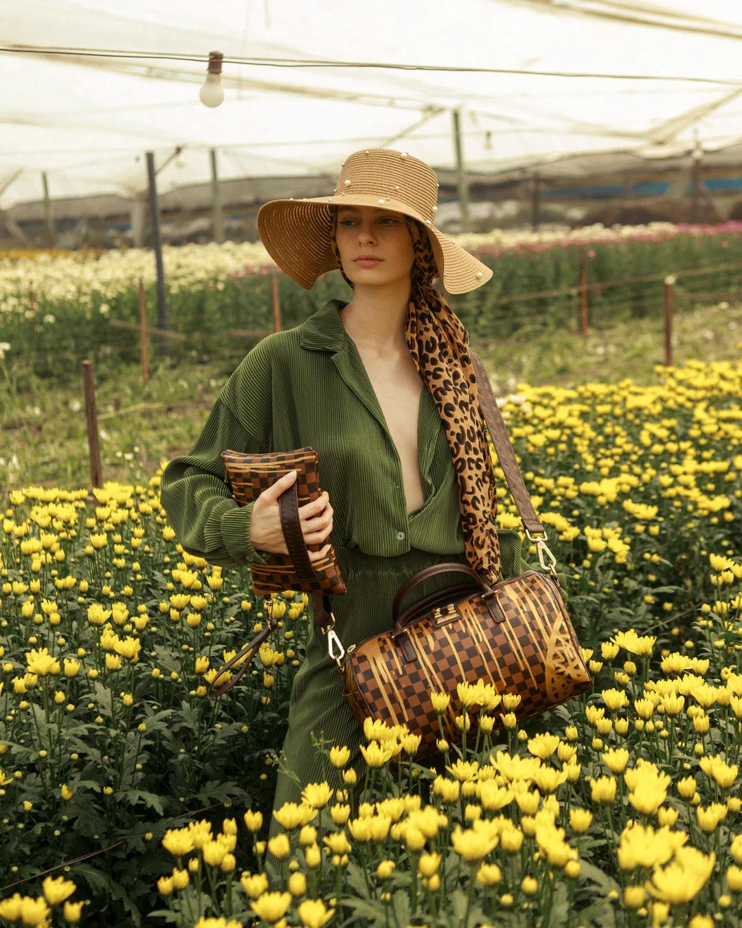 Sprayground PARIS PAINT CROSSOVER CLUTCH