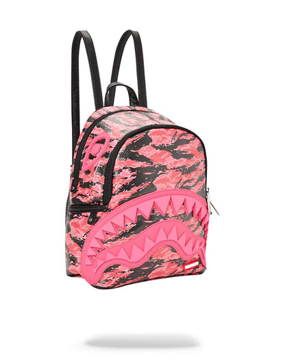 Sprayground PINK TIGER CAMO SHARKMOUTH SAVAGE BACKPACK