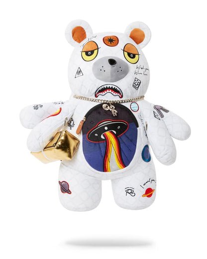 Sprayground UFO SPACED OUT MONEYBEAR TEDDYBEAR BACKPACK