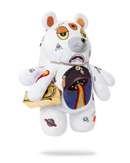 Sprayground UFO SPACED OUT MONEYBEAR TEDDYBEAR BACKPACK