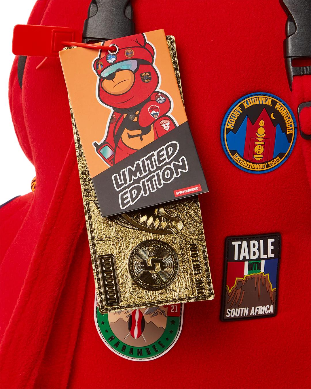 Sprayground THE GLOBAL EXPEDITION MONEYBEAR TEDDYBEAR BACKPACK