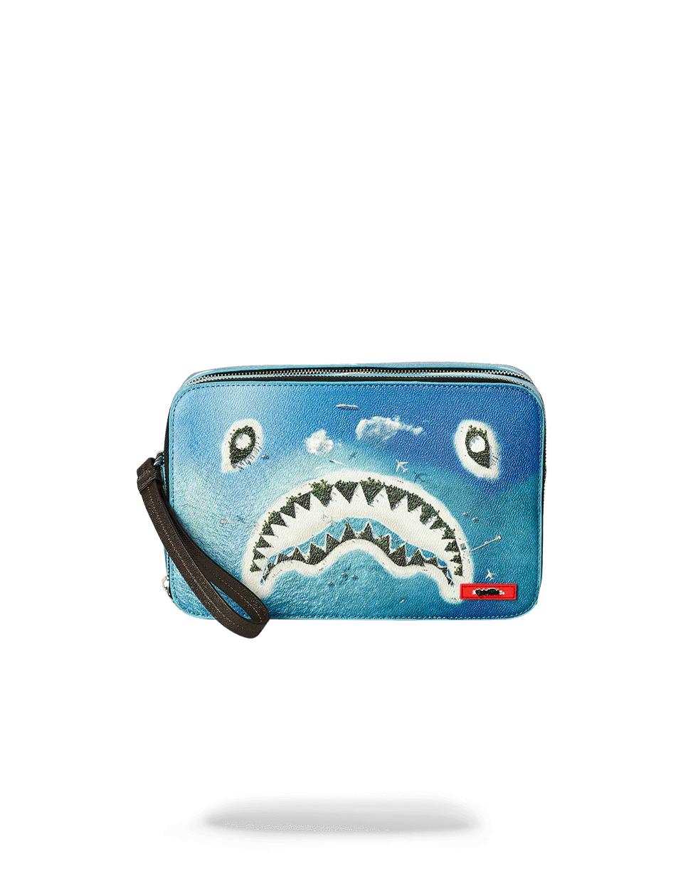 Sprayground SHARK ISLAND TOILETRY AKA MONEY BAG