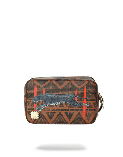 Sprayground LEOPARDS IN PARIS TOILETRY AKA MONEY BAG