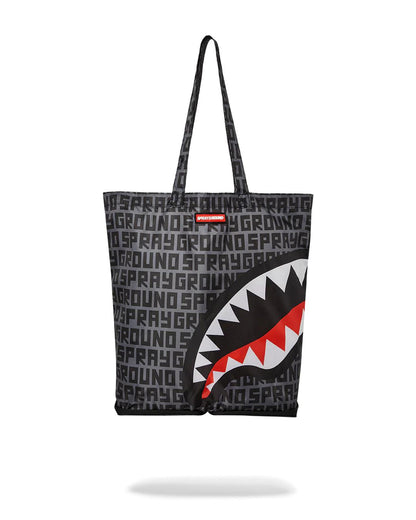 Sprayground SHARKFINITY STEALTH PILOT PACKABLE TOTE