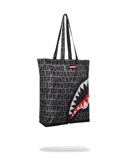 Sprayground SHARKFINITY STEALTH PILOT PACKABLE TOTE