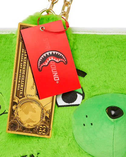 Sprayground PLUSH MONEYBEAR TOTE (GREEN)
