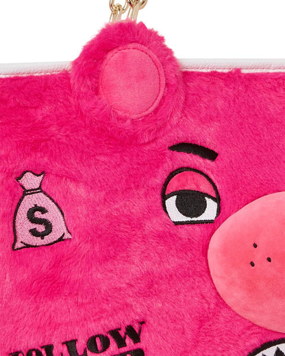 Sprayground PLUSH MONEYBEAR TOTE (PINK)