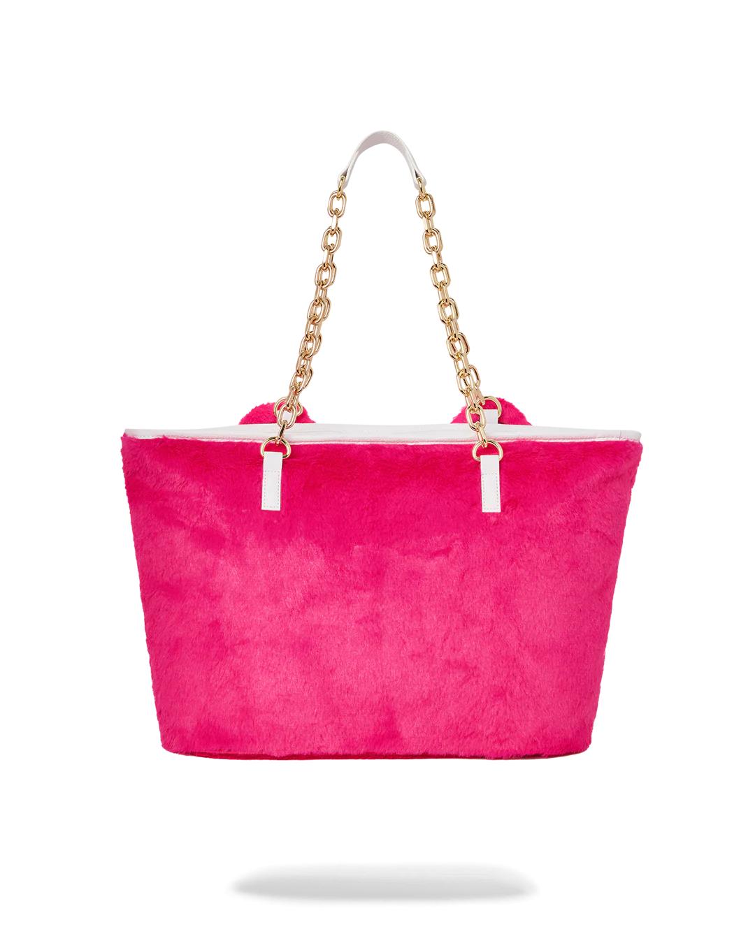 Sprayground PLUSH MONEYBEAR TOTE (PINK)