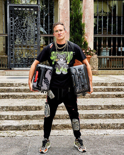 Sprayground 3AM NEVER SLEEP SHARKITECTURE HARDSHELL CARRY-ON LUGGAGE