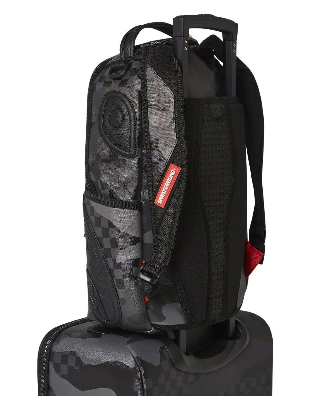 Sprayground 3AM NEVER SLEEP JETSETTER CARRY-ON LUGGAGE
