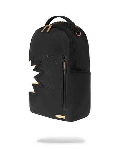Sprayground A.i.3 SHARK BITE BLACK GOLD BACKPACK (DLXV)