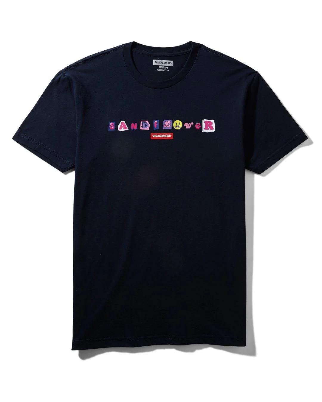 Sprayground VIBE CHECK T-SHIRT (NAVY)