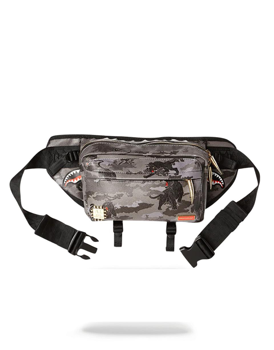 Sprayground BLACK PANTHERA CAMO CROSSBODY