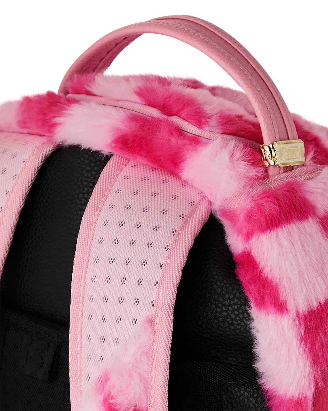 Sprayground FURZILLA SHARK (PINK CHECK) BACKPACK