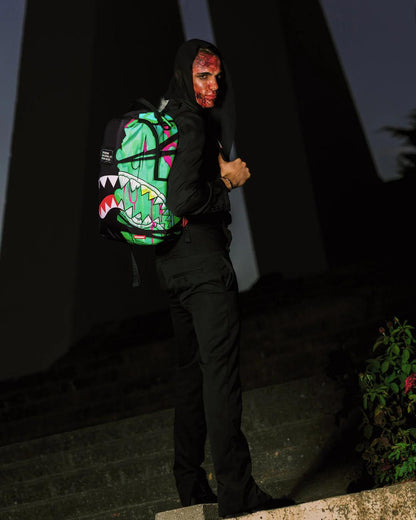 Sprayground ZOMBIE OOZE SHARK CENTRAL BACKPACK