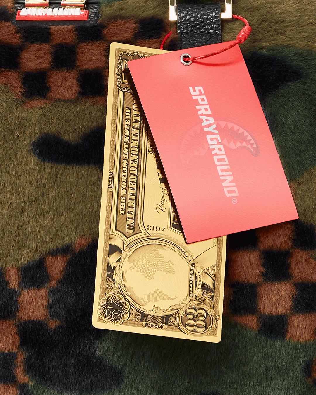 Sprayground BIG SKY FUR SHARK DUFFLE