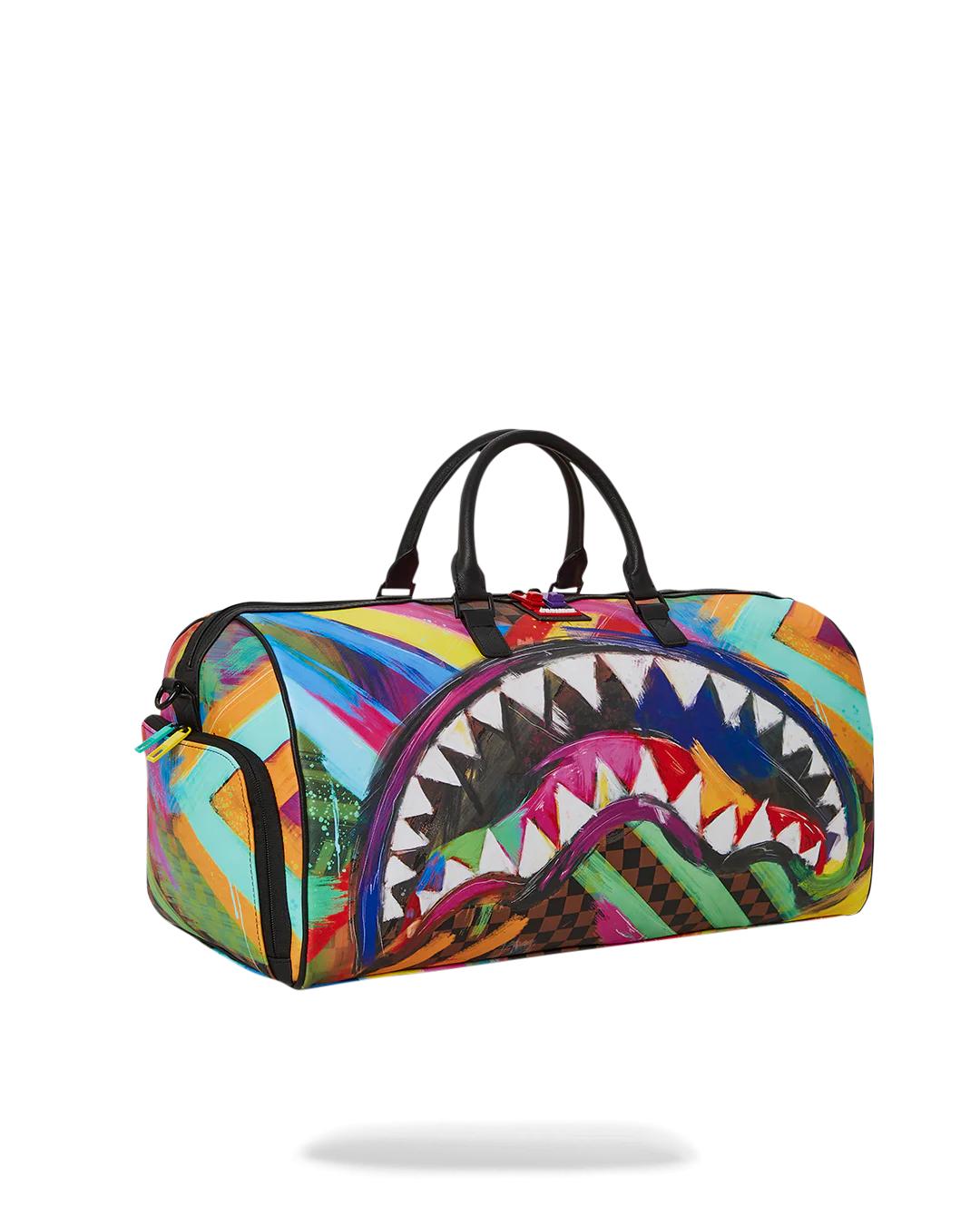 Sprayground SHARKS IN PARIS CITY STREAKS DUFFLE