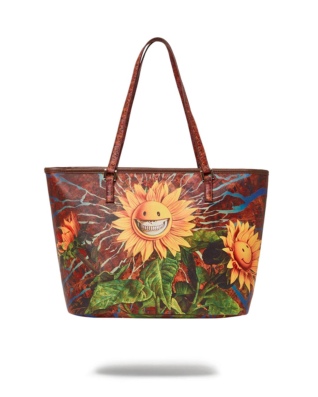 Sprayground SUNFLOWER GRIN RON ENGLISH COLLAB TOTE