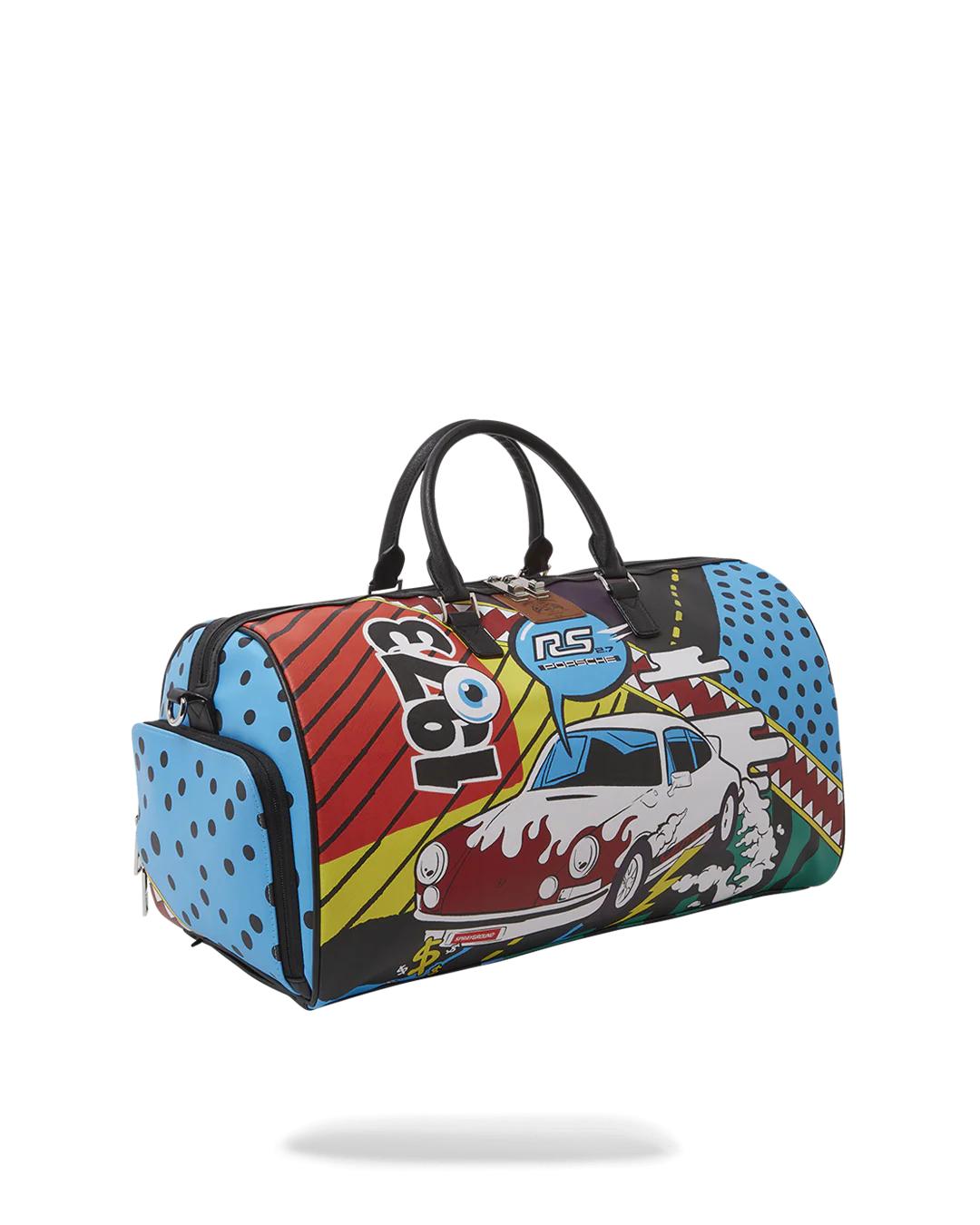 Sprayground PORSCHE 1972 COLLAB DUFFLE (ONLY 1,911 UNITS MADE)
