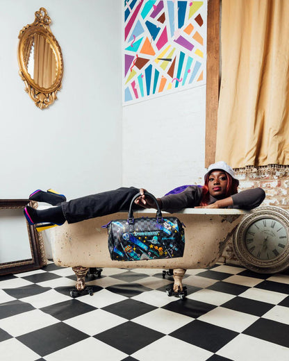 Sprayground WTF ALIEN INVASION MINI DUFFLE