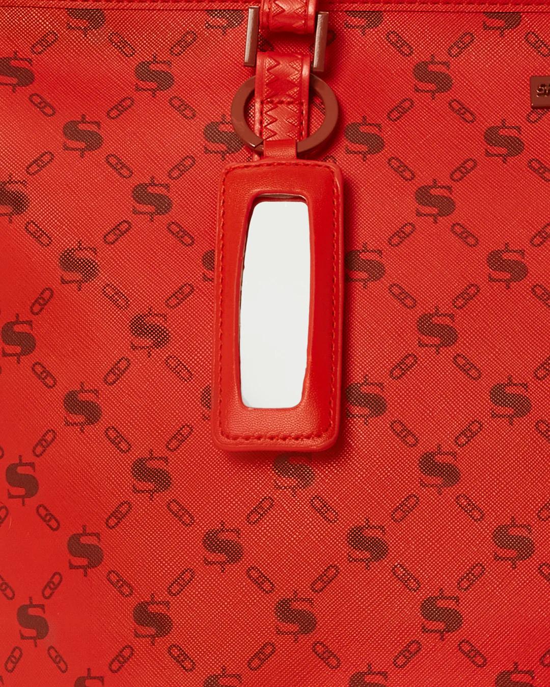 Sprayground MONEY PATTERN BRICK TOTE