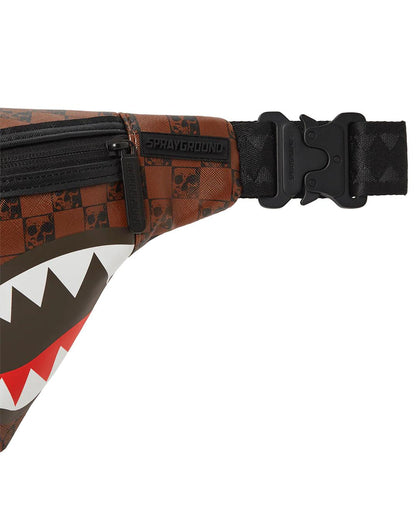 Sprayground SHARKS AND SKULLS SAVVY CROSSBODY