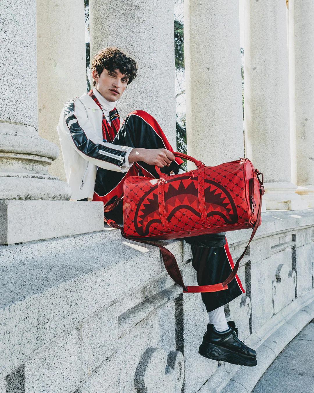 Sprayground MONEY PATTERN BRICK DUFFLE
