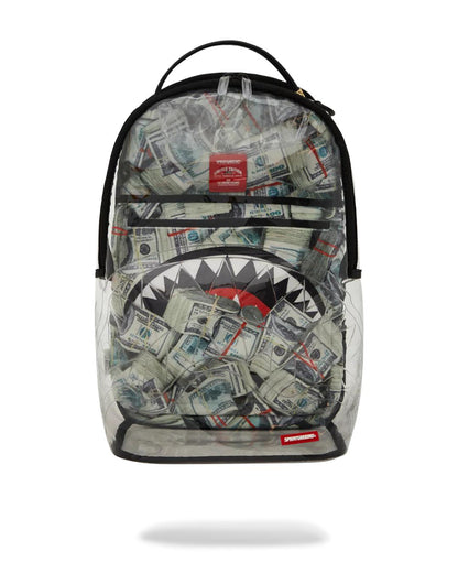 Sprayground CLEAR BACKPACK - MONEY CHOMP