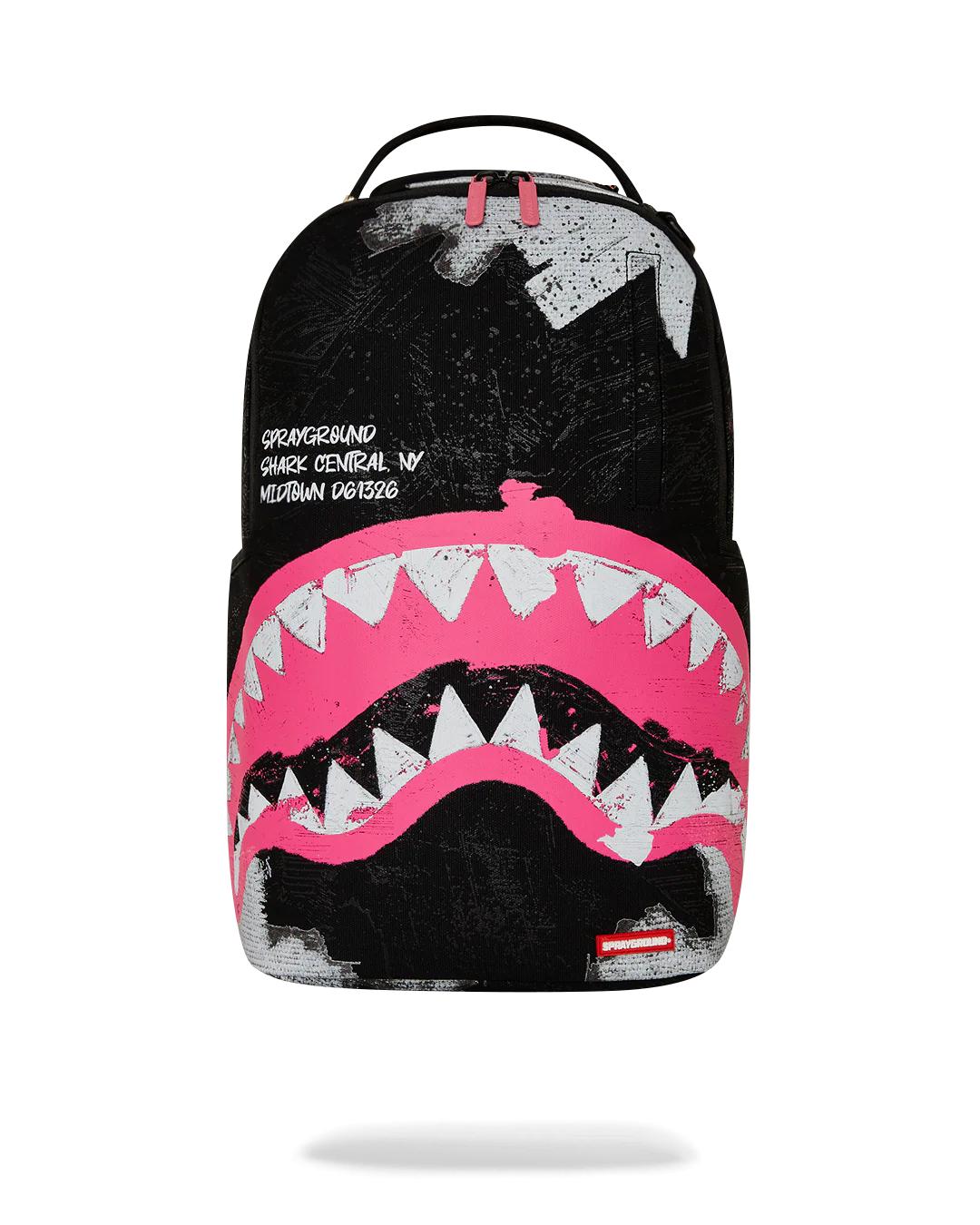 Sprayground SHARK CENTRAL ACRYLIC ART DLX COTTON BACKPACK