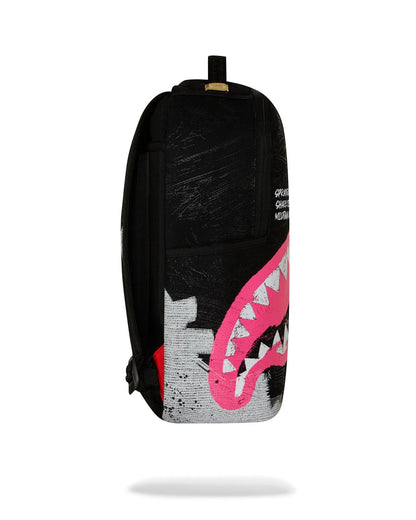Sprayground SHARK CENTRAL ACRYLIC ART DLX COTTON BACKPACK