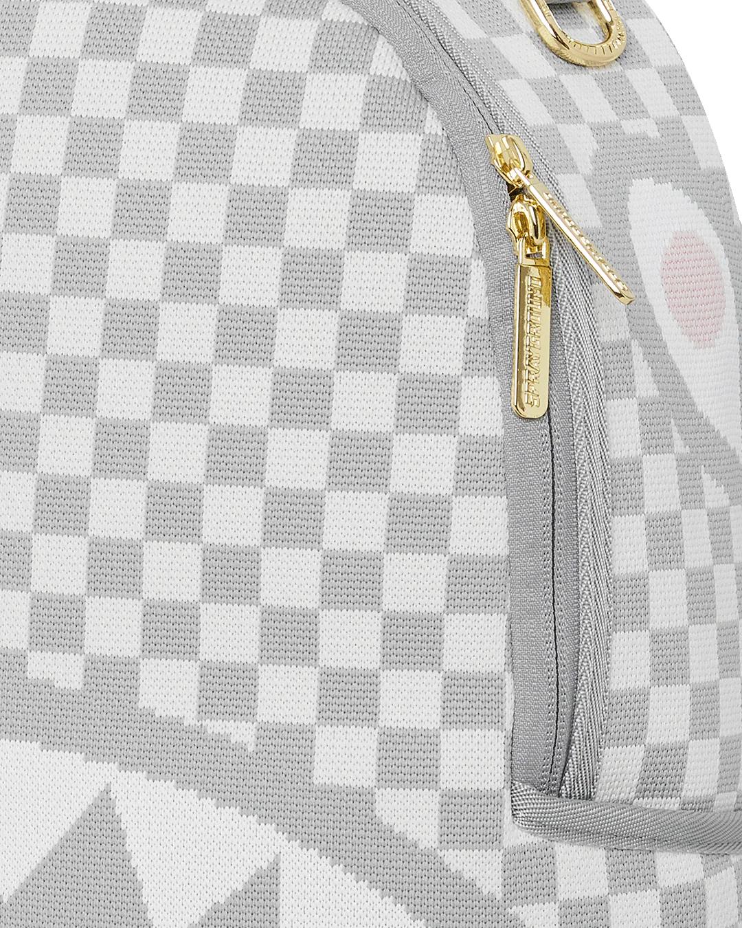 Sprayground KNIT SHARKS IN PARIS IN CREAM DLX BACKPACK
