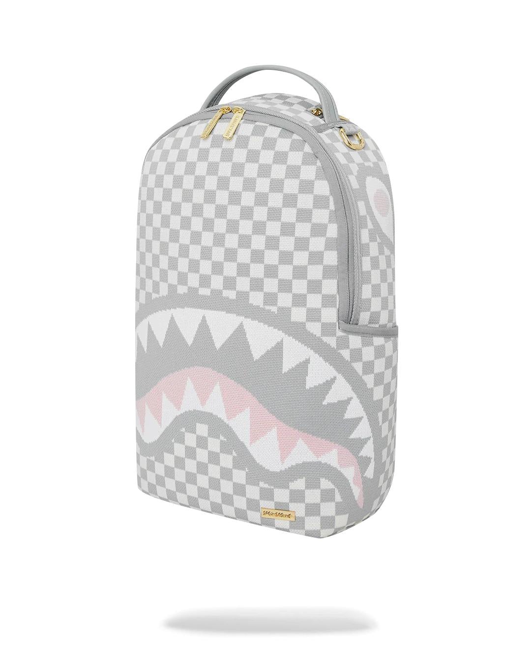 Sprayground KNIT SHARKS IN PARIS IN CREAM DLX BACKPACK