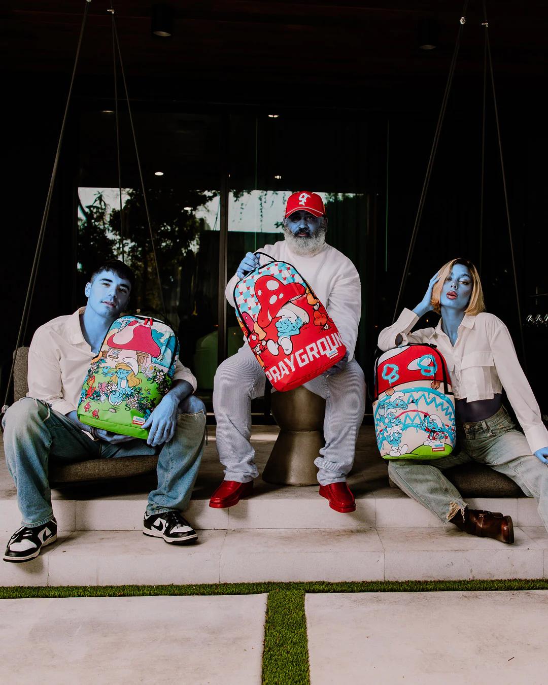 Sprayground SMURFS ART PARTY BACKPACK