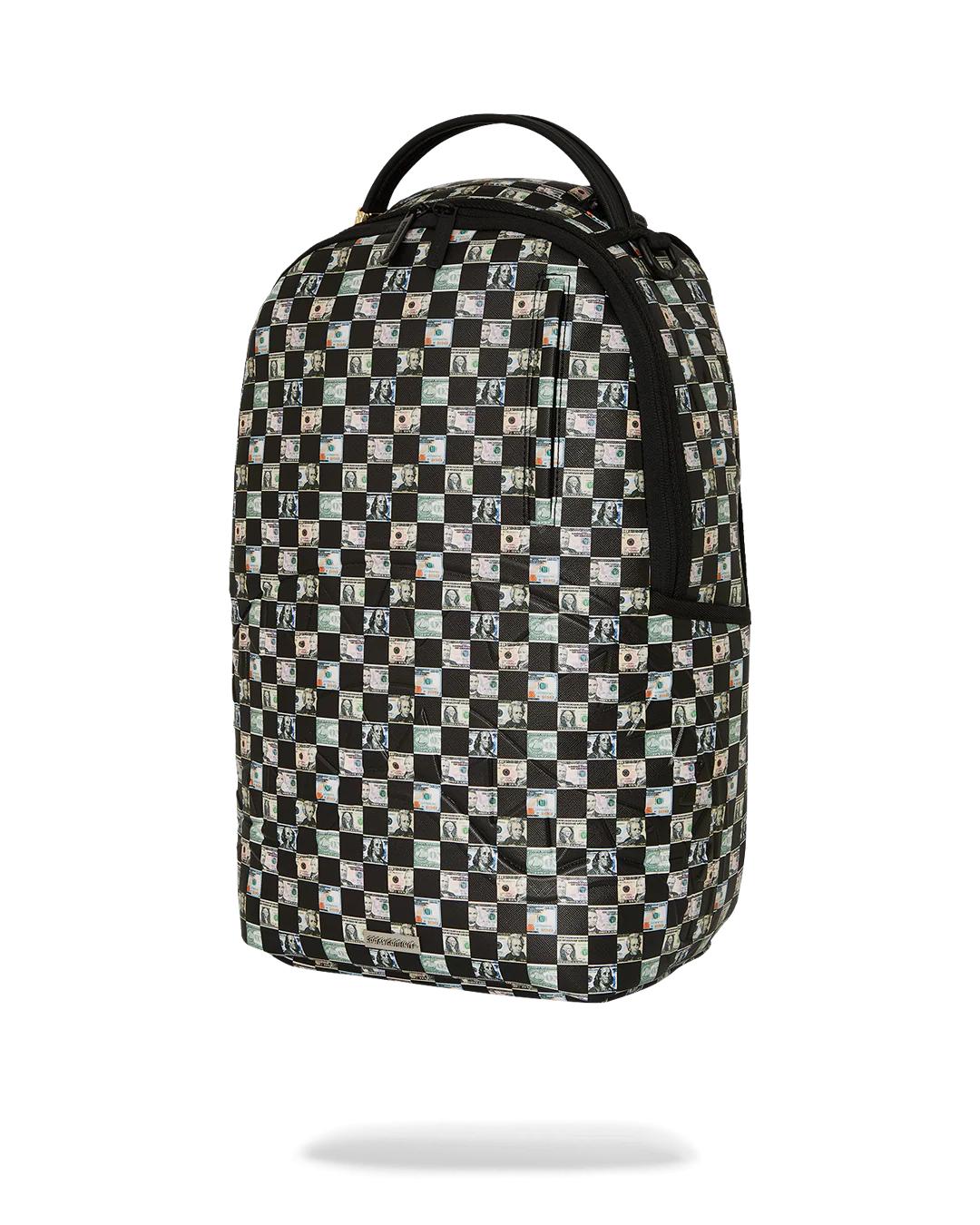 Sprayground CHECKS CASHED DLX BACKPACK