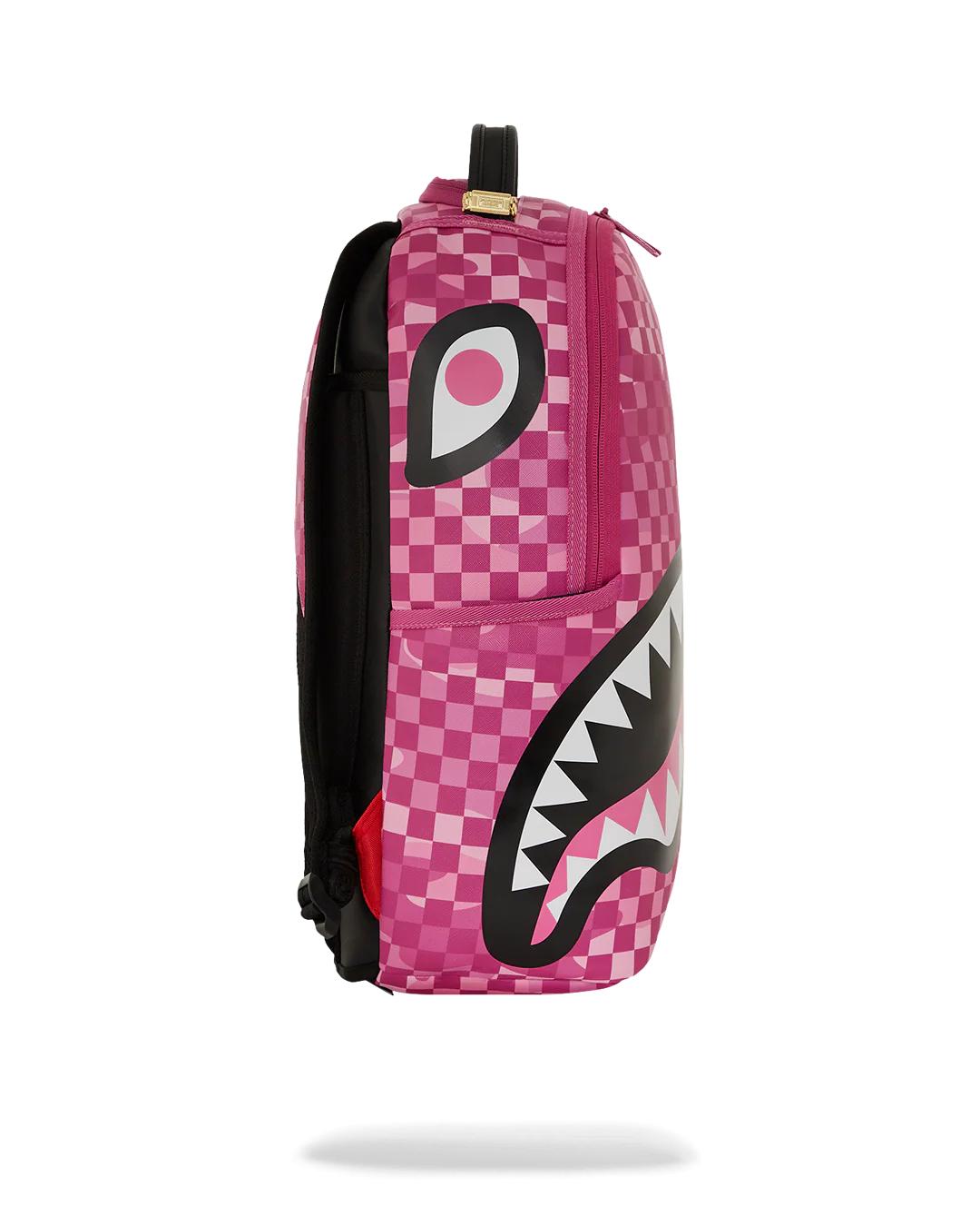 Sprayground PINK CAMOCHECK BACKPACK