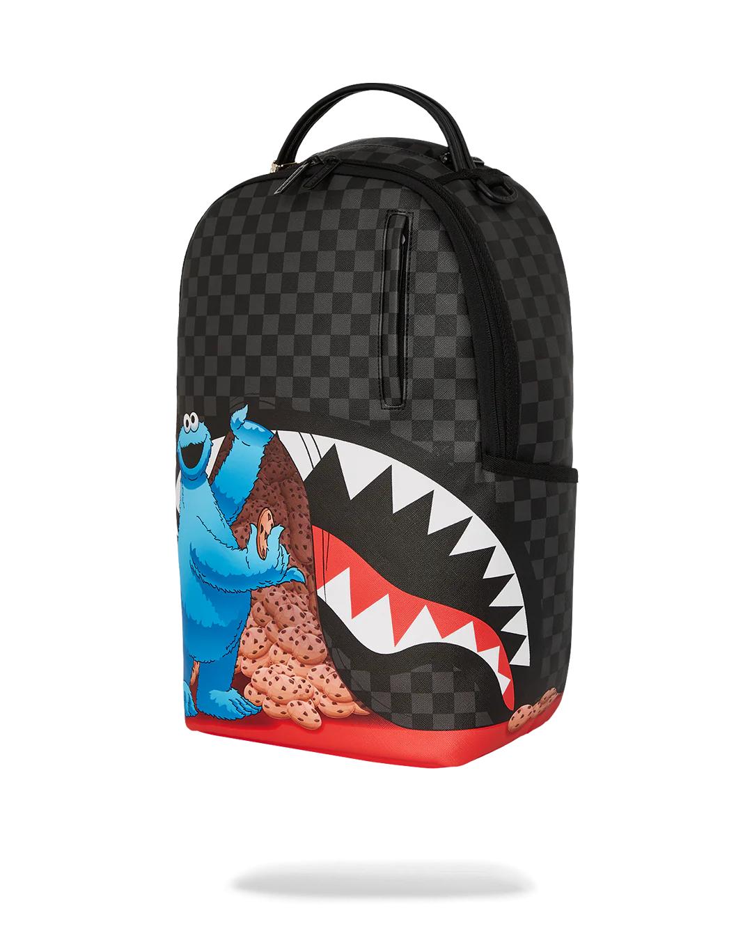 Sprayground SESAME STREET COOKIE MONSTER SNACK ATTACK DLXSV BACKPACK