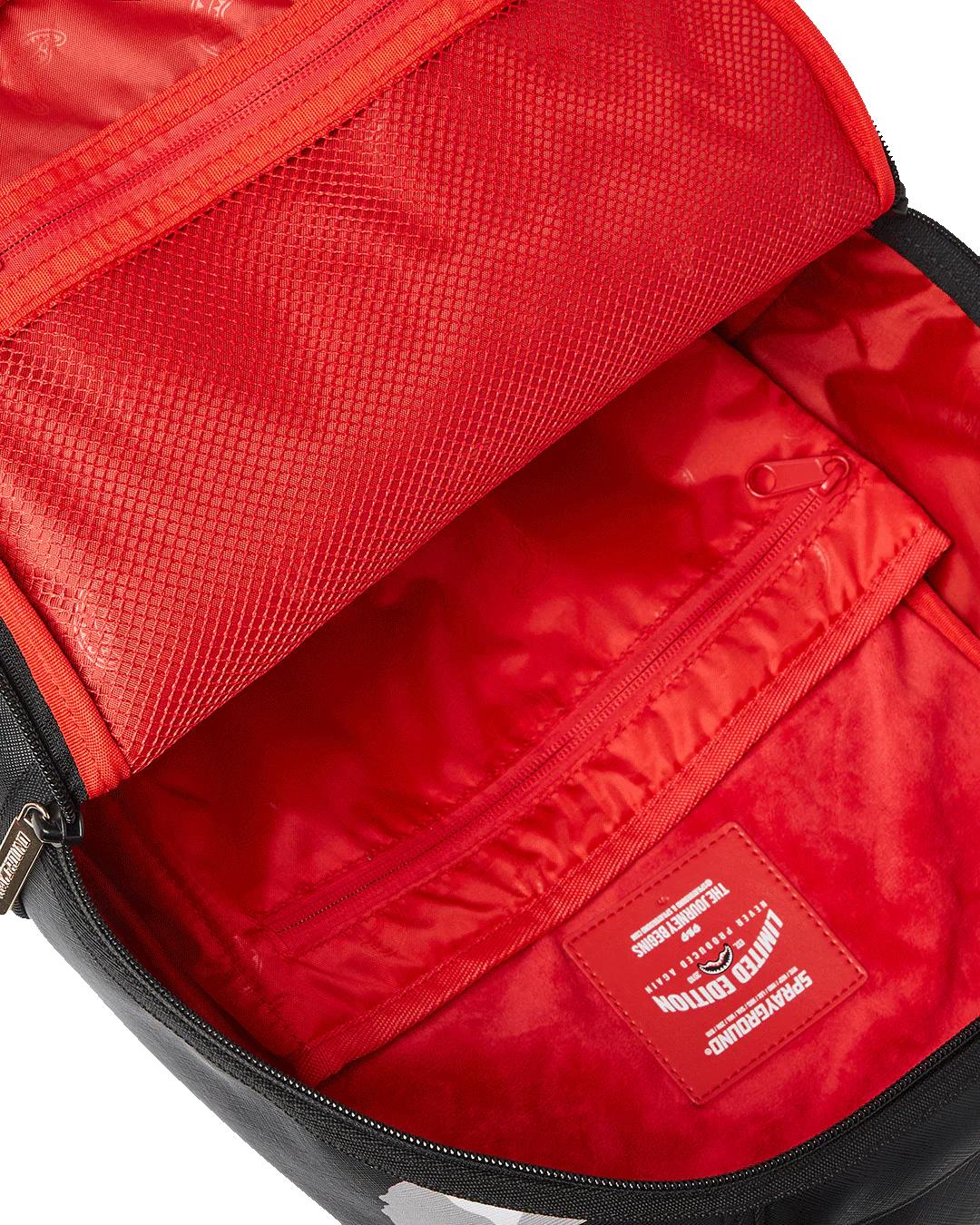 Sprayground BAG ON BAG OPTICAL ILLUSION SHARKS IN PARIS BACKPACK