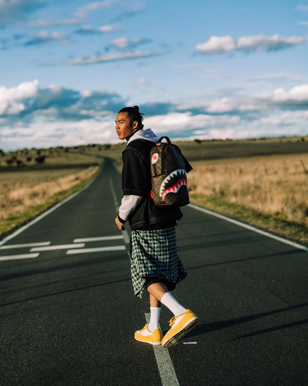 Sprayground SHARKS IN PARIS BLUR EFFECT BACKPACK