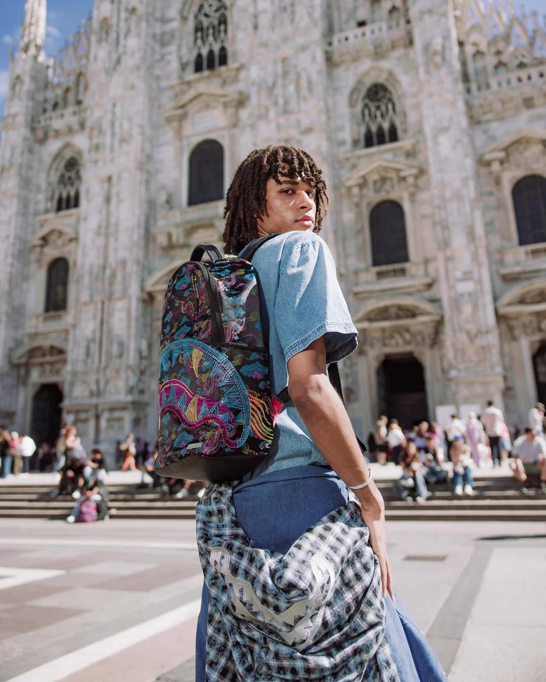 Sprayground EMBROIDERED DRAGONS DLX BACKPACK