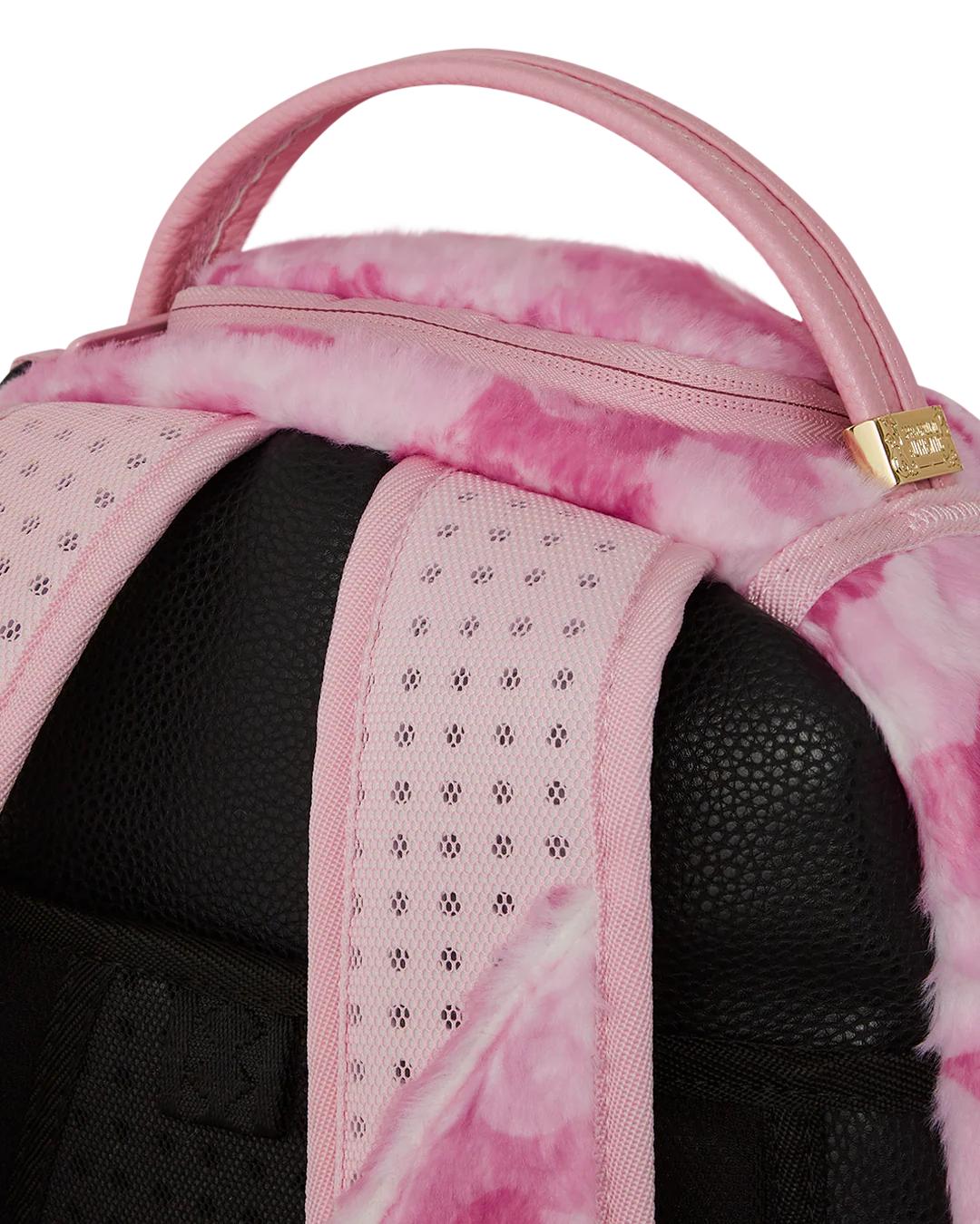 Sprayground FURRROCIOUS IN PINK DLXSF BACKPACK