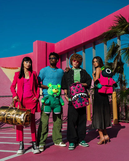 Sprayground SQUID GAME COLLAB FRONT MAN & PINK GUARD SHARKS BACKPACK