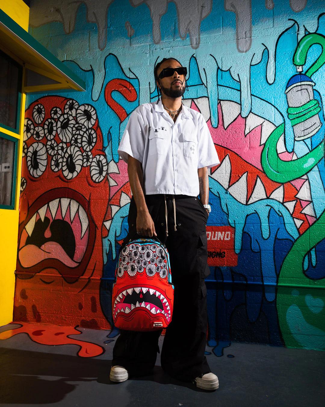 Sprayground JORGE RODRIGUEZ THE ARTIST COLLAB BLINKY SHARK BACKPACK