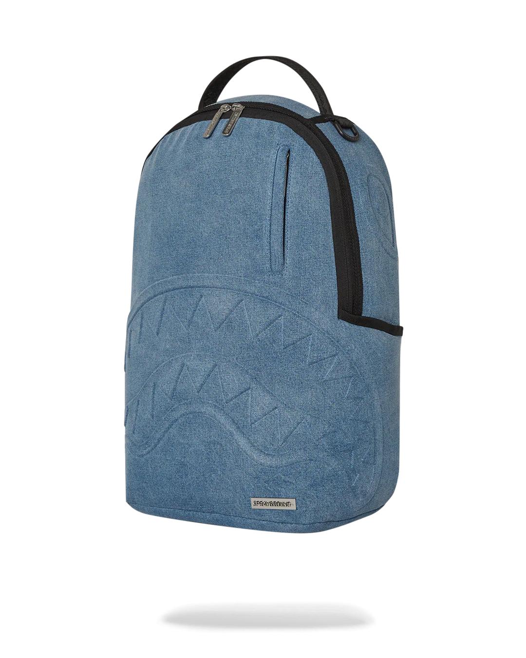 Sprayground STONE WASH 3D SHARK BACKPACK