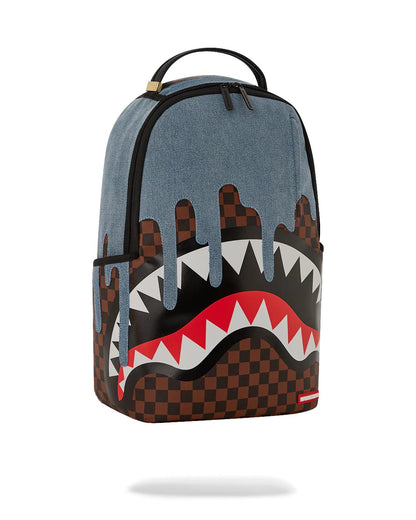 Sprayground FABRIC HOUSE SHARK DRIP BACKPACK