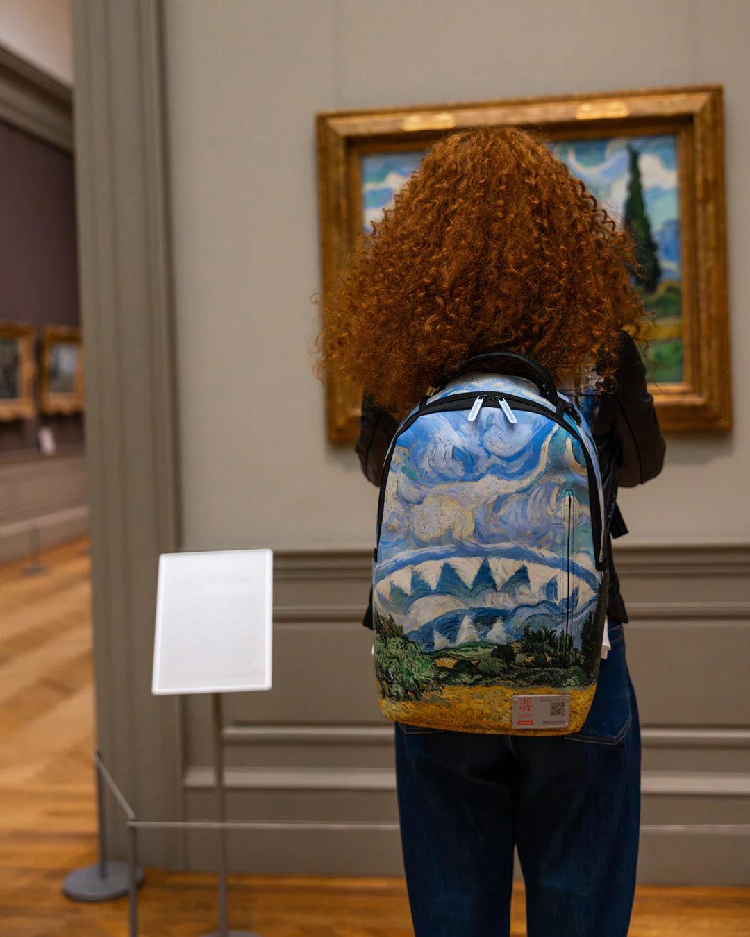 Sprayground THE MET VAN GOGH WHEAT FIELD WITH CYPRESSES BACKPACK